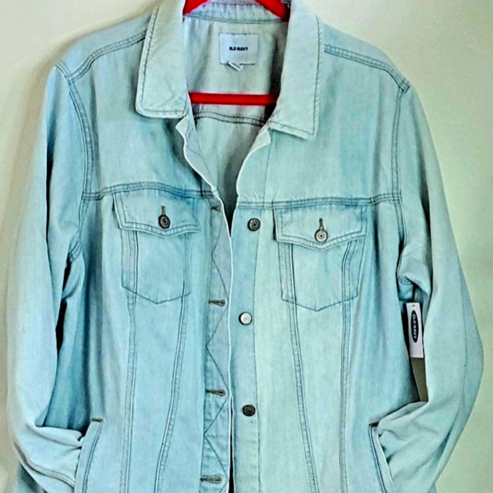 Old Navy Light Demin Button Jacket